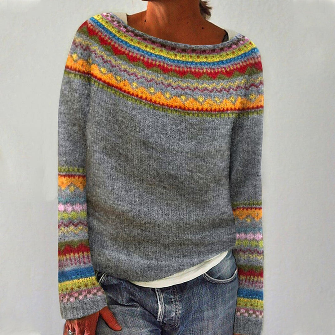 Harper - Retro Scandinavian knitted sweater