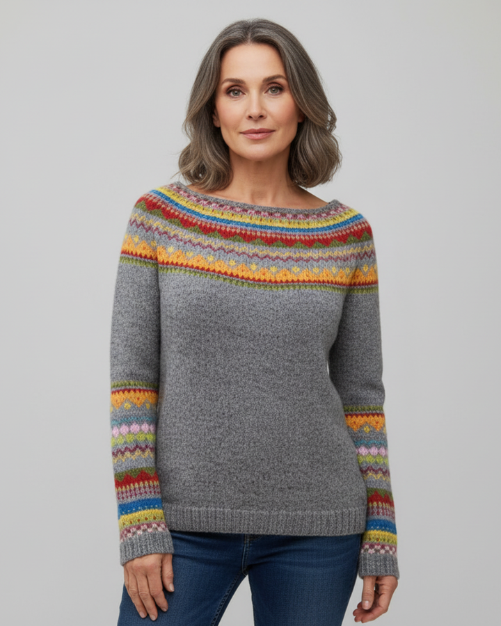 Harper - Retro Scandinavian knitted sweater