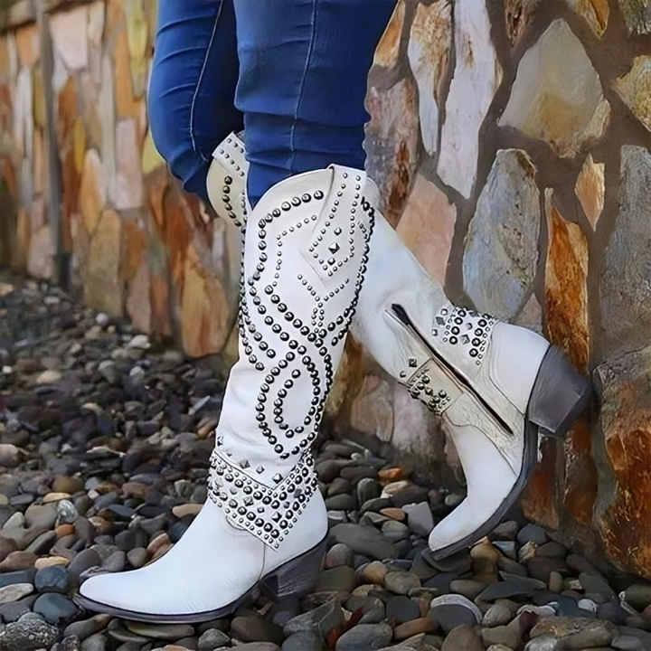 Jolene | Western Knee-High Boots