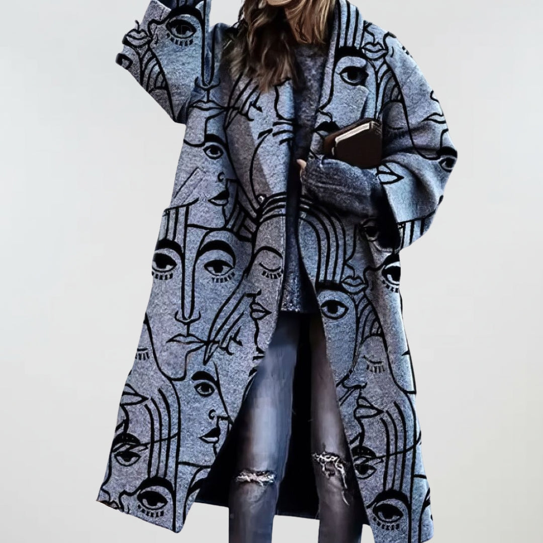 Caroline - Elegant Longline Coat