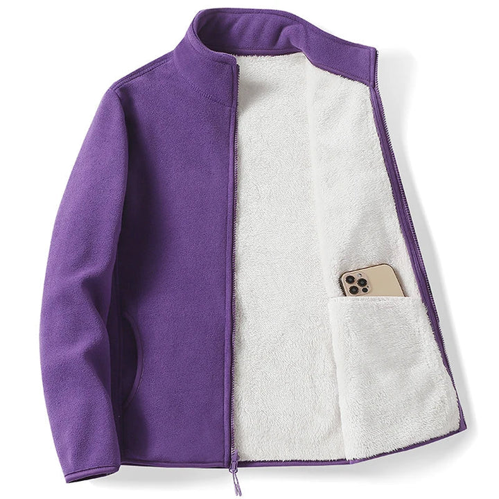 Élise – ColorBlock Fleece Jacket