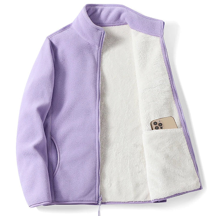 Élise – ColorBlock Fleece Jacket